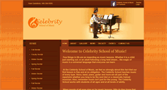 Desktop Screenshot of celebrityschoolofmusic.com